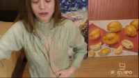 Adorable And Sexy Russian Girl Barfs 00001