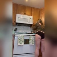 Sophia Sprinkle - Desperate Kitchen Panty Poop 00002