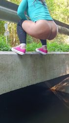 Pee From a Small Bridgescatmob.Com 00001