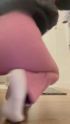 Blackrasbaby - Quick m5465676575ess in my leggings & pullup 00000