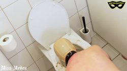 Slave Must Clean the5654654654656Toilet Seat With His Tongue 00002