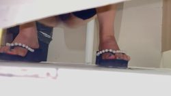 They followed the wom676567567en from the street to the toilet 00000