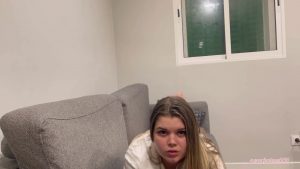 Farting in white shirt and panties 00001